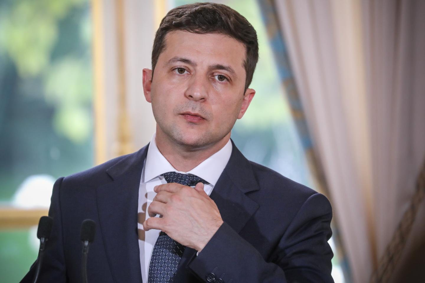 UKRAINIAN PRESIDENT VOLODYMYR ZELENSKY SEES ECONOMIST AS UKRAINIAN